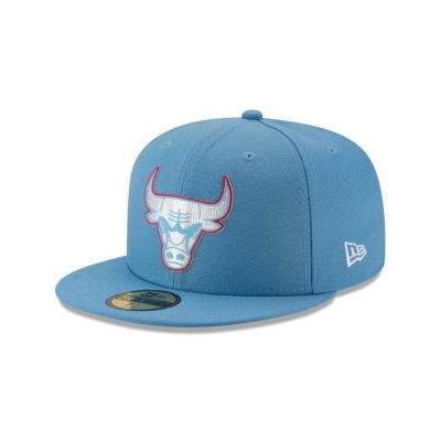 Blue Chicago Bulls Hat - New Era NBA NBA All-Star Game 59FIFTY Fitted Caps USA7415630